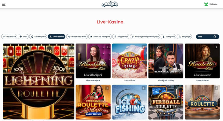 casiku live kasino