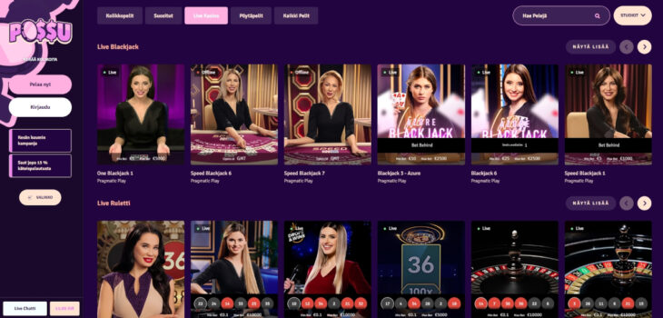 possu casino live casino