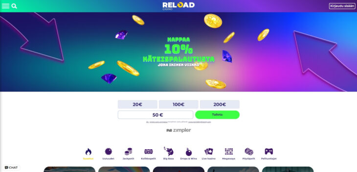 reload casino kokemuksia
