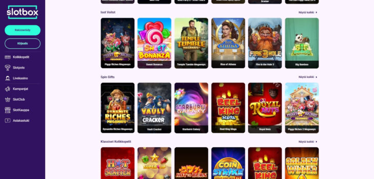 slotbox kolikkopelit