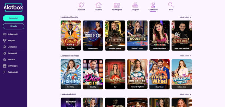 slotbox live kasino