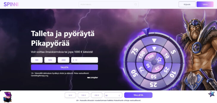 spinni kasino kokemuksia