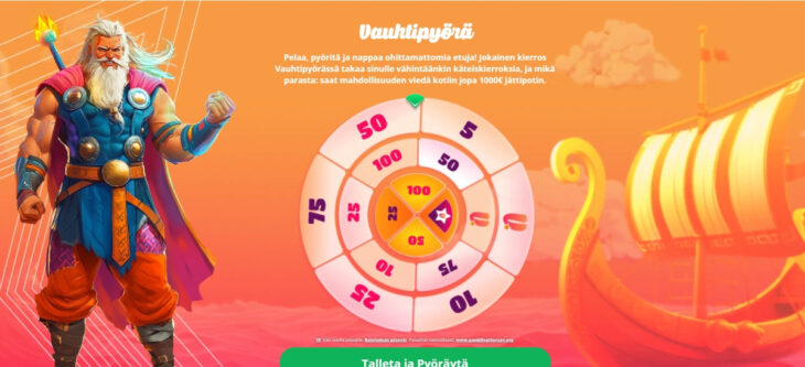 vauhti bonukset