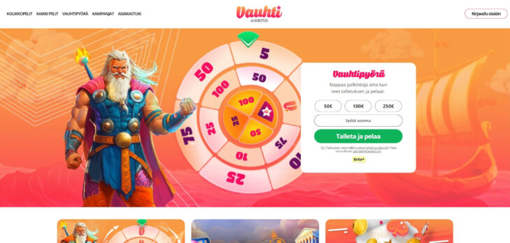 vauhti kasino kokemuksia