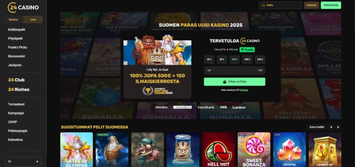 24casino kokemuksia