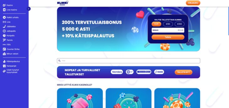klikki kasino kokemuksia