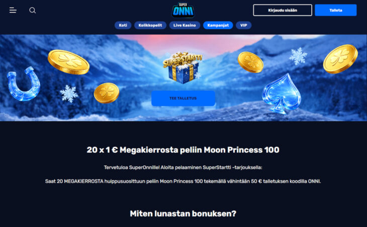 superonni bonukset