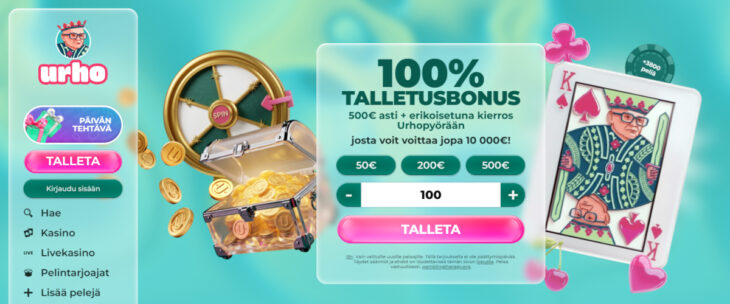 urhokasino bonus