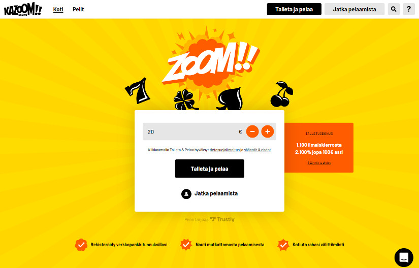 pengalaman kasino kazoom